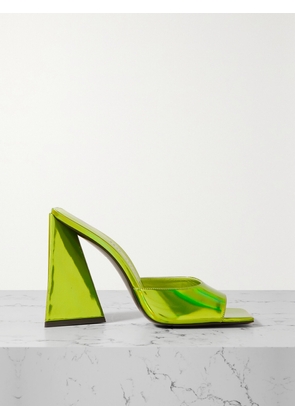 The Attico - Devon Iridescent Pvc Mules - Green - IT35,IT35.5,IT36,IT36.5,IT37,IT37.5,IT38,IT38.5,IT39,IT39.5,IT40,IT40.5,IT41,IT41.5,IT42