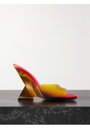 The Attico - Cheope Dégradé Pvc Mules - Red - IT35,IT36,IT37,IT37.5,IT38,IT38.5,IT39,IT39.5,IT40,IT40.5,IT41,IT41.5,IT42