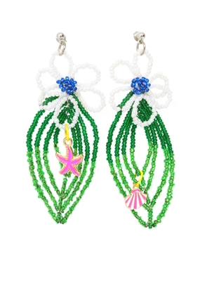 Amir Slama Bijoux floral-appliqué earrings - Silver