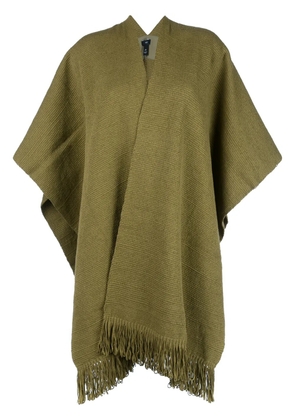 VOZ short-sleeve flared cardi-coat - Green