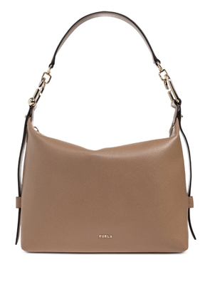 Furla medium Tonie leather shoulder bag - Neutrals