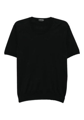 TOM FORD crew neck cotton T-shirt - Black