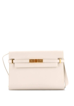 Saint Laurent Pre-Owned Manhattan Leather Medium shoulder bag - White