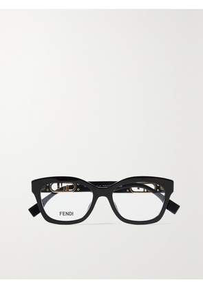Fendi Eyewear - O'lock D-frame Acetate Optical Glasses - Black - One size