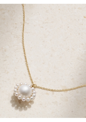 Sophie Bille Brahe - Jeanne Simple 14-karat Recycled Gold Pearl Necklace - One size