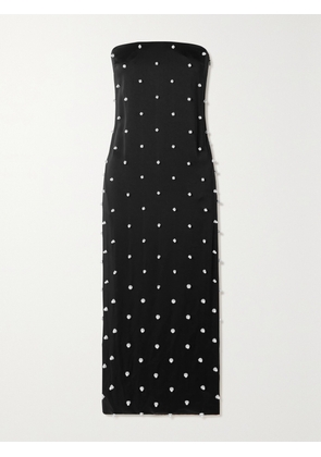 Givenchy - Embellished Crepe Midi Dress - Black - FR 36,FR 38
