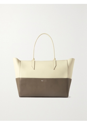 Métier - Incognito Small Two-tone Leather Tote - Brown - One size