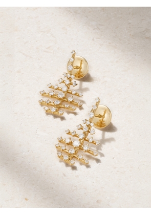 Fernando Jorge - Disco Mini 18-karat Gold Diamond Earrings - One size