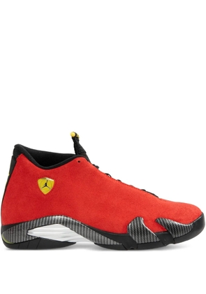 Jordan x Air Jordan 14 suede basketball sneakers - Red