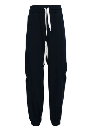 Stefan Cooke cut-out track pants - Blue