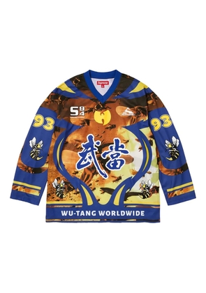 Supreme x Wu-Tang Clan long-sleeve T-shirt - Blue
