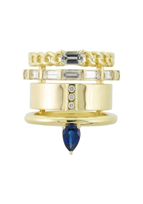 Type Jewelry Yellow Gold Sapphire Stack Ring