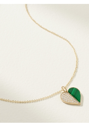 Sydney Evan - 14-karat Gold, Malachite And Diamond Necklace - One size