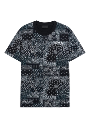 RTA Liam bandana-print T-shirt - Black