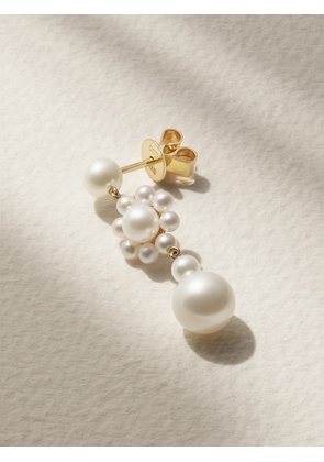 Sophie Bille Brahe - Petite Marguerite De Mariage 14-karat Gold Pearl Single Earring - Ivory - One size