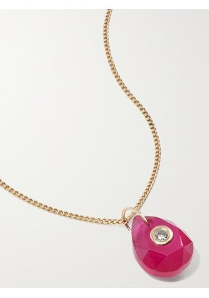 Pascale Monvoisin - Orso N°1 Collier 9- And 14-karat Gold, Ruby And Diamond Necklace - Red - One size