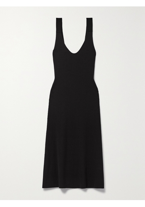 VINCE - Ribbed Stretch-jersey Dress - Black - x small,small,medium,large,x large