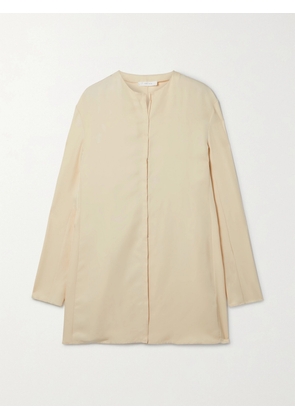 The Row - Berilla Twill Blouse - Neutrals - US0,US2,US4,US6,US8,US10,US12,US14