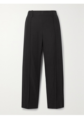 VINCE - Cropped Tencel Lyocell-blend Straight-leg Pants - Black - x small,small,medium,large,x large