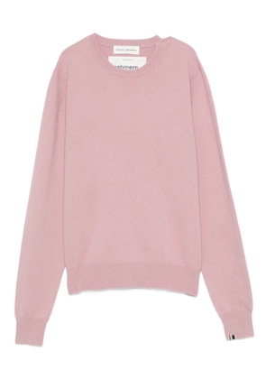 extreme cashmere round-neck cashmere-blend sweater - Pink