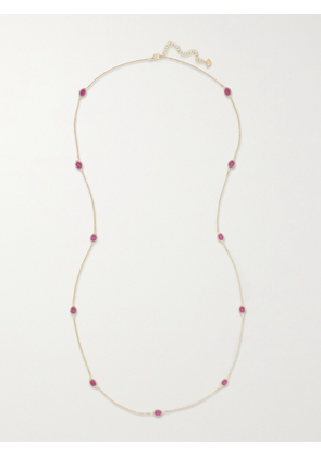 Amrapali London - Mini Rajasthan Rhodium-plated, 18-karat Gold, Ruby And Diamond Necklace - One size