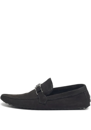 Louis Vuitton Pre-Owned Monte Carlo leather loafers - Black
