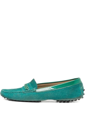 Tod's Vintage suede loafers - Green