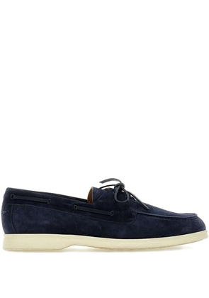 Duca Degli Abruzzi lace-up suede loafers - Blue