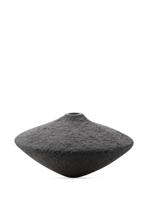 Gardeco Seixo Disco sculptural vase (32.5cm) - Black