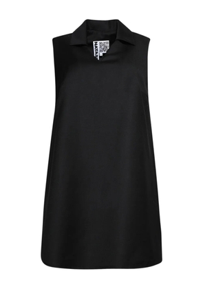 Natasha Zinko sleeveless collared dress - Black