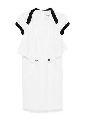 CHANEL Pre-Owned 2011 tweed dress - White