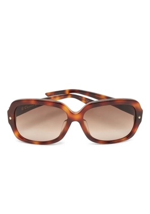 Christian Dior Pre-Owned Brilliance F square-shape sunglasses - Brown