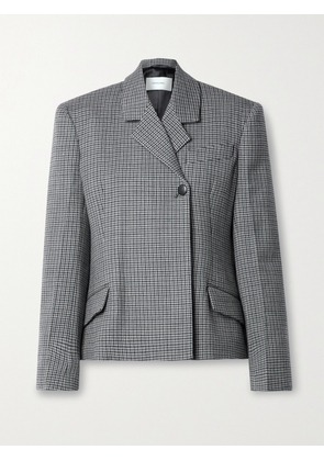 Ferragamo - Houndstooth Wool Blazer - Gray - IT38,IT40,IT44,IT46,IT48