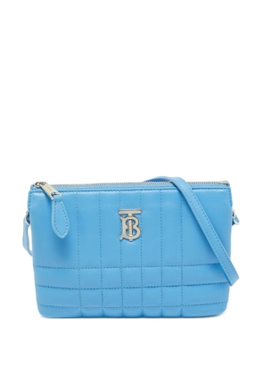 Burberry Pre-Owned Lola quilted leather cross body bag - Blue
