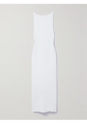 KHAITE - Evelyn Knitted Maxi Dress - White - x small,small,medium,large