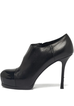 Saint Laurent Pre-Owned Tribute leather boots - Black