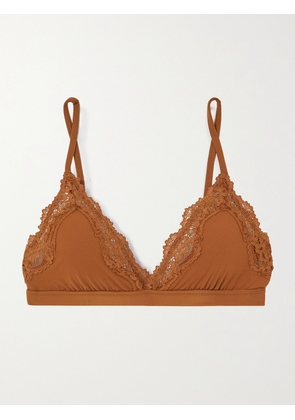 SKIMS - Fits Everybody Lace Triangle Bralette - Bronze - Brown - XXS,XS,S,M,L,XL,2XL,3XL,4XL