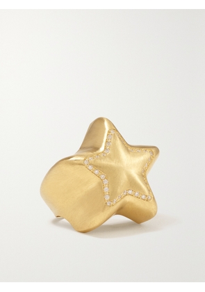 Lauren Rubinski - 14-karat Gold Diamond Ring - 52,53,54