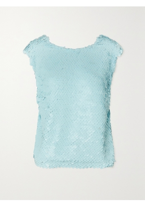 Dries Van Noten - Sequined Cotton Top - Blue - FR 34,FR 36,FR 38,FR 40,FR 42,FR 44