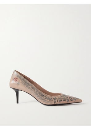 Jimmy Choo - + Jean Paul Gaultier 60 Printed Leather Pumps - Neutrals - IT34,IT34.5,IT35,IT35.5,IT36,IT36.5,IT37,IT37.5,IT38,IT38.5,IT39,IT39.5,IT40,IT40.5,IT41,IT41.5,IT42