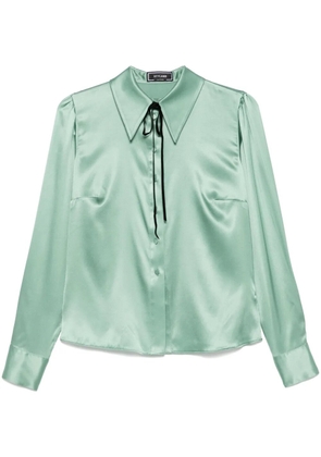 STYLAND satin shirt - Green