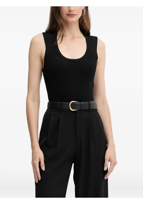 TWINSET ribbed tank top - Black