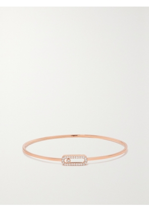 Messika - Move Uno 18-karat Rose Gold Diamond Bangle - S,M,L