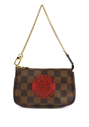 Louis Vuitton Pre-Owned 2008 mini Pochette Accessoires clutch bag - Brown