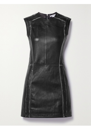 Acne Studios - Distressed Leather Mini Dress - Black - EU 32,EU 34,EU 36,EU 38,EU 40