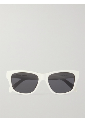 CELINE Eyewear - Monochroms Square-frame Acetate Sunglasses - Ivory - One size