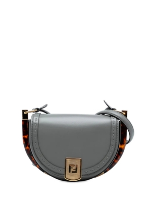 Fendi Pre-Owned 2010-2025 Leather Moonlight crossbody bag - Grey