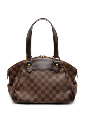 Louis Vuitton Pre-Owned 2011 Damier Ebene Verona PM satchel - Brown
