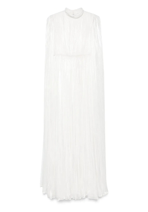 Ana Radu pleated gown - White