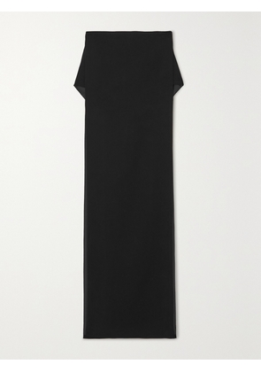 MÔNOT - Layered Crepe Maxi Skirt - Black - IT34,IT36,IT38,IT40,IT42,IT44,IT46